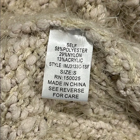 WINTER SALE Emory Park Oversized Boucle Cardigan with Pockets Women's Size S - Picture 4 of 10